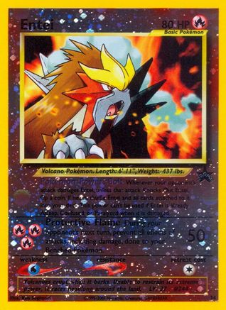 Image of Entei 034/53  - Reverse Holofoil WoTC Promo - Promo