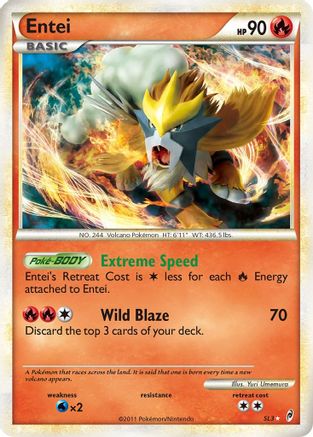 Image of Entei (Shiny) SL3  - Holofoil Call of Legends - Shiny Holo Rare