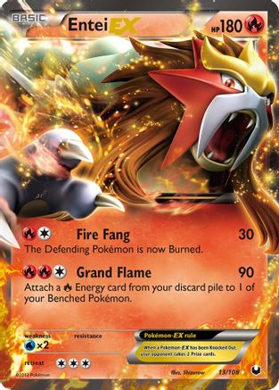 Image of Entei EX 013  - Holofoil Dark Explorers - Ultra Rare