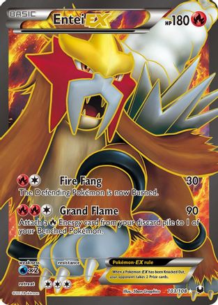 Image of Entei EX (103 Full Art) 103  - Holofoil Dark Explorers - Ultra Rare