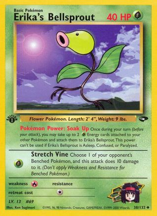 Image of Erika's Bellsprout 038/132  - Unlimited Gym Challenge - Uncommon