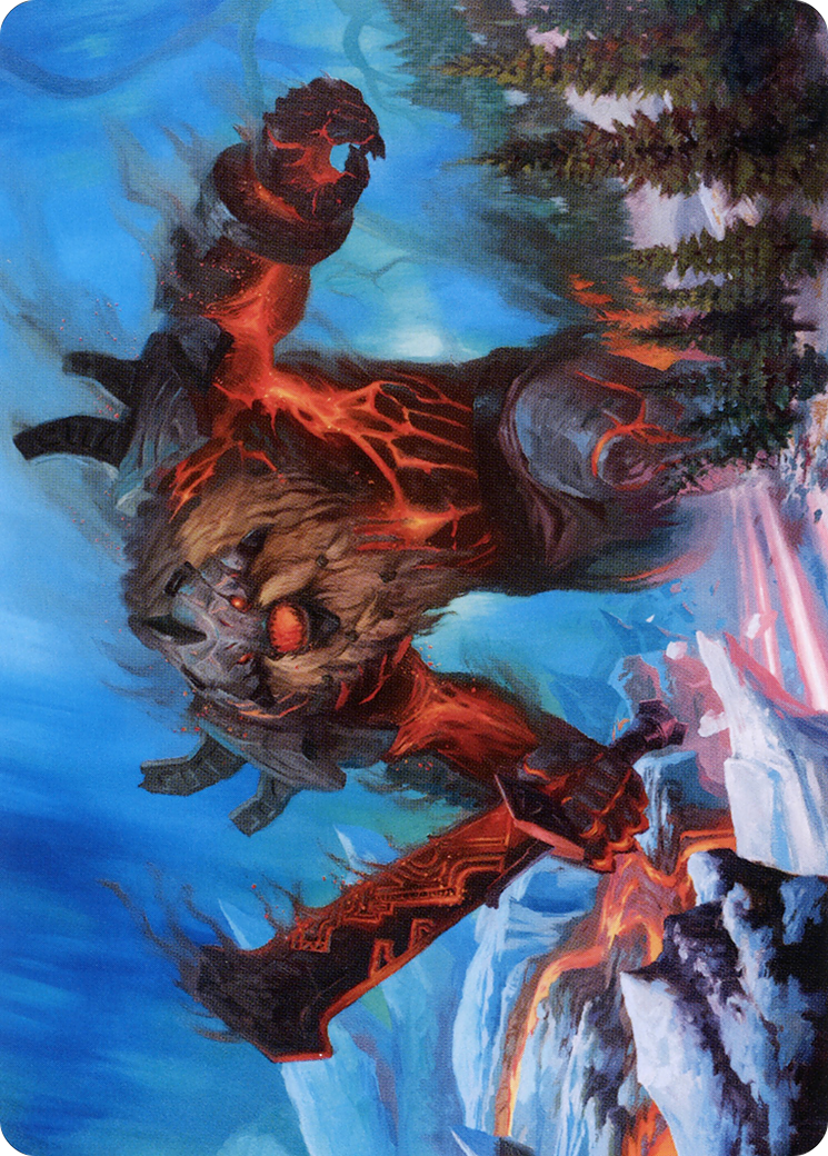 Image of Quakebringer // Quakebringer (ASKHM-037) - Art Series: Kaldheim (Borderless)