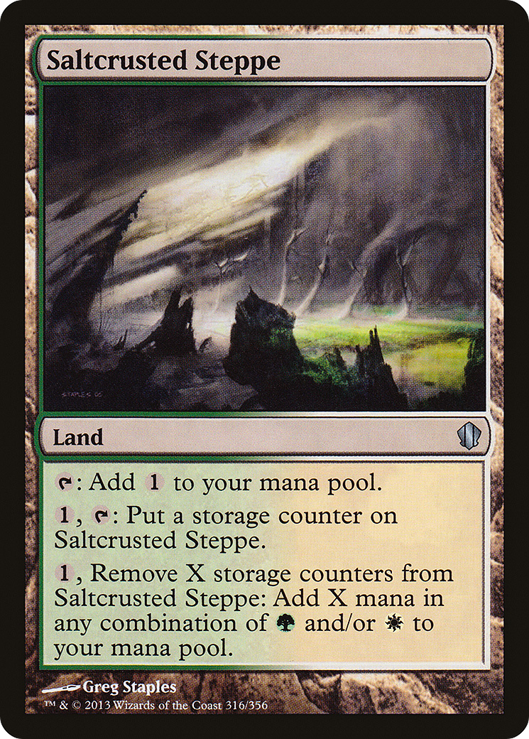Image of Saltcrusted Steppe (C13-316) - Commander 2013