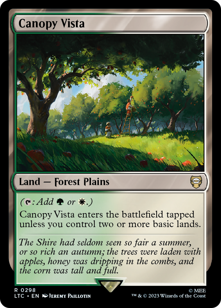 Image of Canopy Vista (LTC-298) - Tales of Middle-earth Commander