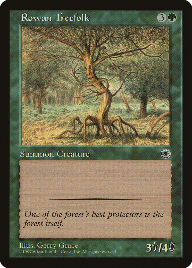 Image of Rowan Treefolk (POR-) - Portal