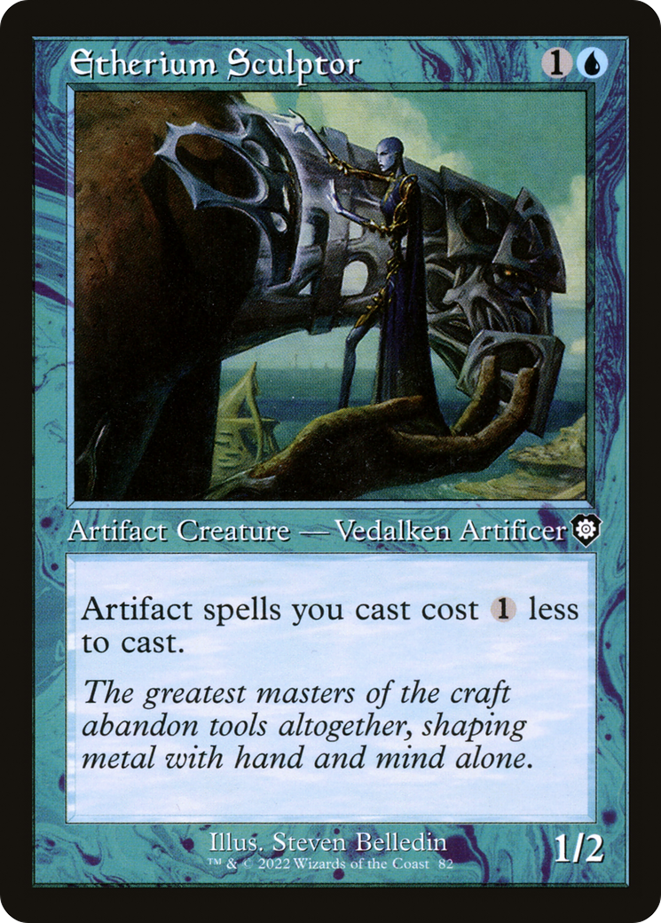 Image of Etherium Sculptor (Retro Frame) (BRC-082) - The Brothers' War Commander