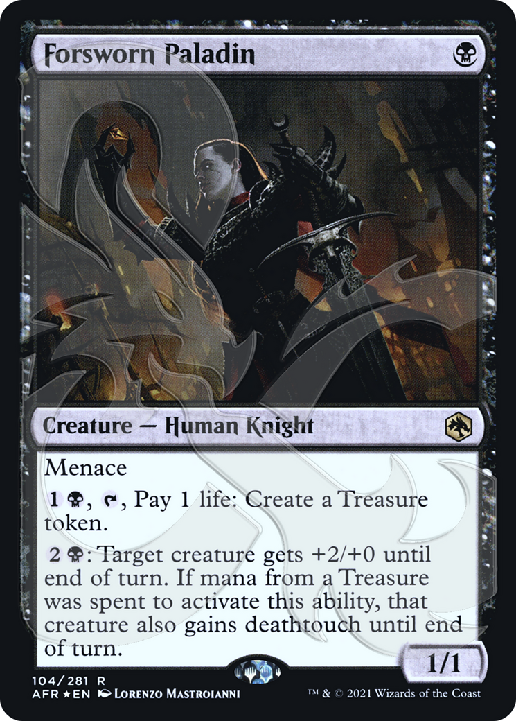 Image of Forsworn Paladin (AFR&-104) - Adventures in the Forgotten Realms Promos Foil