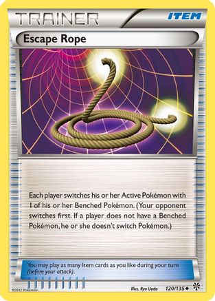 Image of Escape Rope 120/135  - Reverse Holofoil Plasma Storm - Uncommon