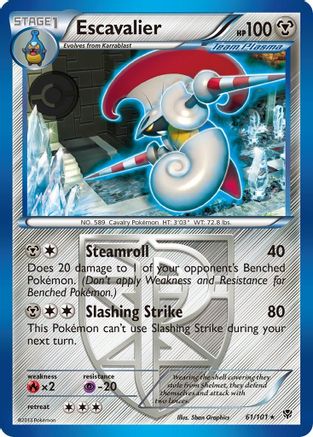Image of Escavalier (Team Plasma) 061  Plasma Blast - Rare