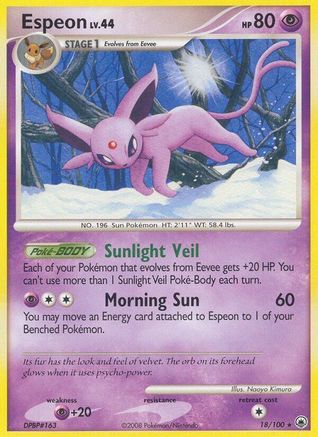 Image of Espeon 018/100  Majestic Dawn - Rare