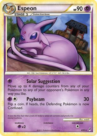 Image of Espeon 004  - Reverse Holofoil Call of Legends - Holo Rare