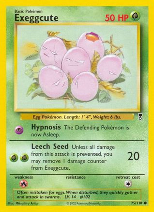 Image of Exeggcute 075/110  - Reverse Holofoil Legendary Collection - Common