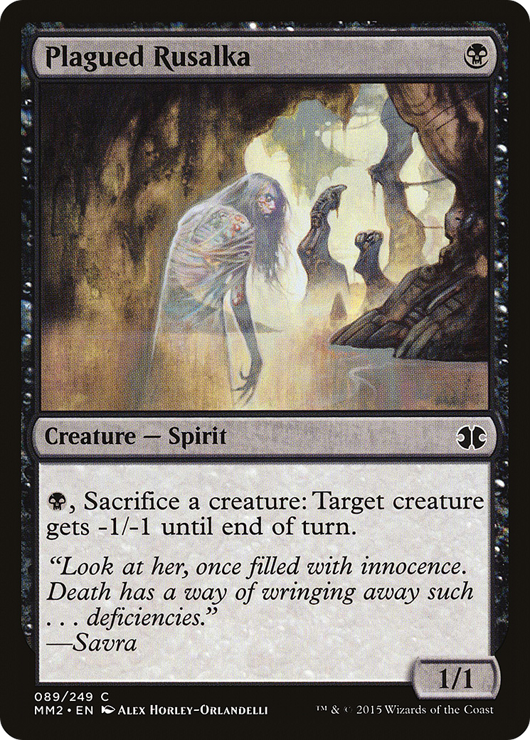 Image of Plagued Rusalka (MM2-089) - Modern Masters 2015
