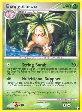 Image of Exeggutor 024  - Reverse Holofoil Mysterious Treasures - Rare