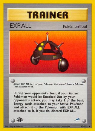 Image of EXP.ALL 093/105  - 1st Edition Neo Destiny - Rare