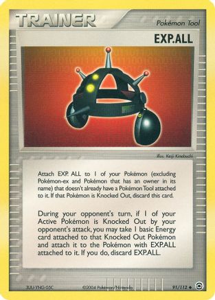 Image of EXP.ALL 091  - Reverse Holofoil FireRed & LeafGreen - Uncommon