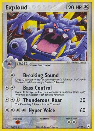Image of Exploud 006  - Reverse Holofoil Hidden Legends - Holo Rare