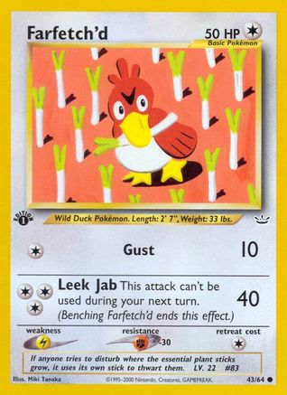 Image of Farfetch'd 043/64  - Unlimited Neo Revelation - Common
