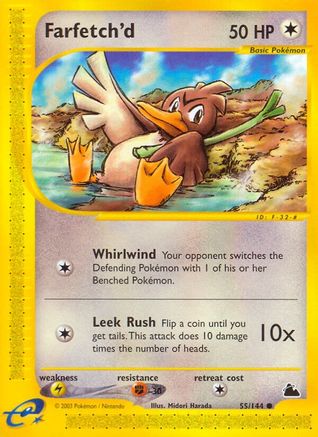 Image of Farfetch'd 055  - Reverse Holofoil Skyridge - Common