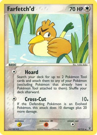 Image of Farfetch'd 023  - Reverse Holofoil FireRed & LeafGreen - Rare