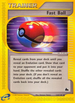 Image of Fast Ball 124/144  Skyridge - Uncommon