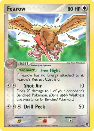 Image of Fearow 024  - Reverse Holofoil FireRed & LeafGreen - Rare