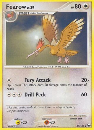 Image of Fearow 036  Majestic Dawn - Uncommon