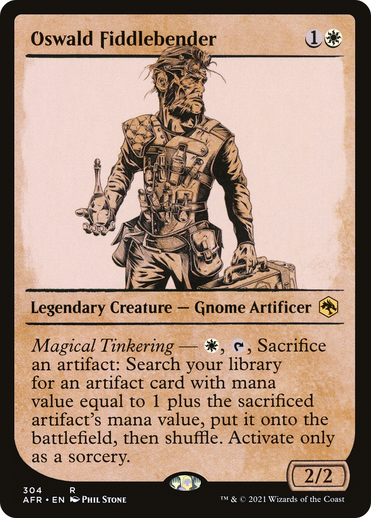 Image of Oswald Fiddlebender (Showcase) (AFR-304) - Adventures in the Forgotten Realms: (Showcase) Foil