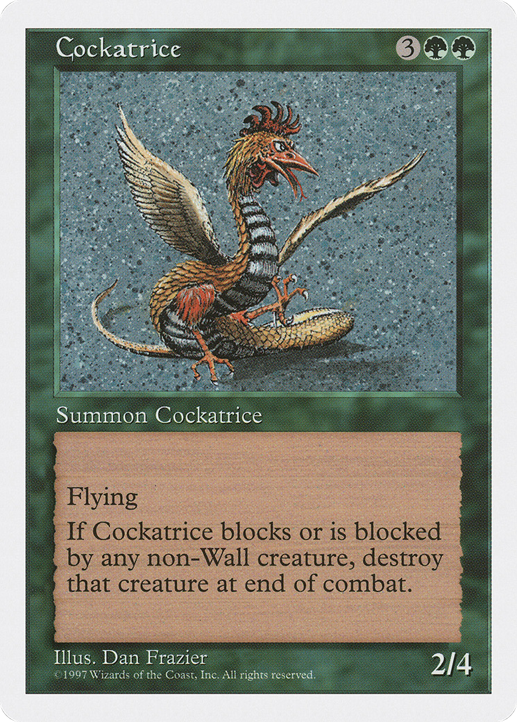 Image of Cockatrice (5ED-) - Fifth Edition