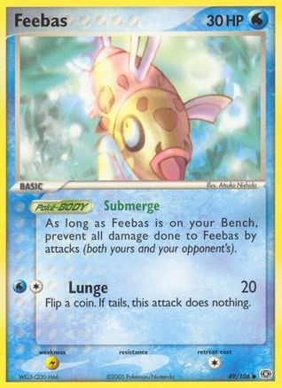 Image of Feebas 049/106  - Reverse Holofoil Emerald - Common