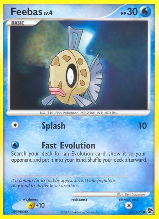 Image of Feebas 067  - Reverse Holofoil Great Encounters - Common
