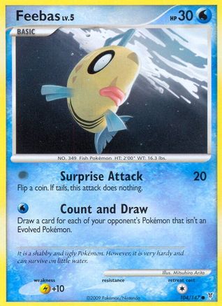 Image of Feebas 104  Supreme Victors - Common