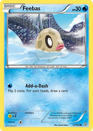 Image of Feebas 027  - Reverse Holofoil Dragons Exalted - Common
