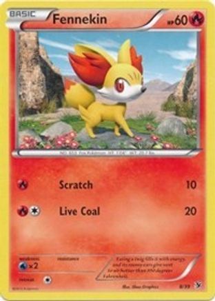 Image of Fennekin 008  Kalos Starter Set - Common