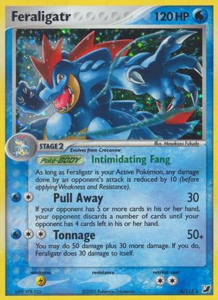 Image of Feraligatr 004  - Holofoil Unseen Forces - Holo Rare