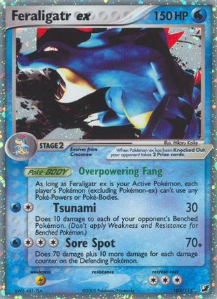 Image of Feraligatr ex 103  - Holofoil Unseen Forces - Ultra Rare