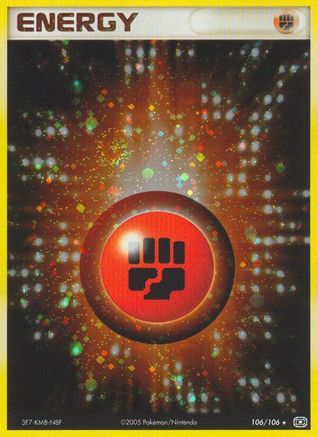 Image of Fighting Energy 106/106  Emerald - Holo Rare