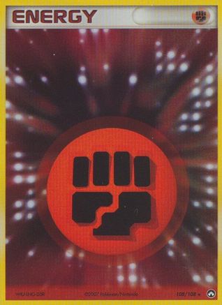 Image of Fighting Energy 108/108  - Holofoil Power Keepers - Rare