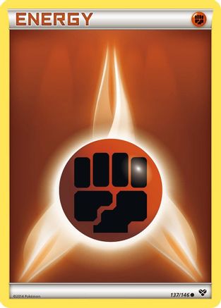 Image of Fighting Energy 137  XY Base Set - Common