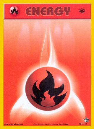 Image of Fire Energy 107/111  - Unlimited Neo Genesis - Common
