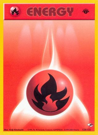 Image of Fire Energy 128/132  - Unlimited Gym Heroes - Common