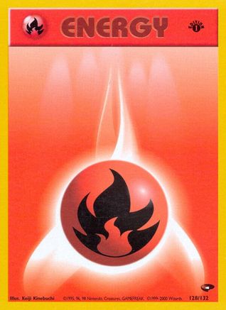 Image of Fire Energy 128/132  - Unlimited Gym Challenge - Common