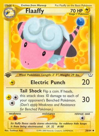Image of Flaaffy 028/64  - Unlimited Neo Revelation - Uncommon