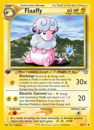 Image of Flaaffy 034/111  - 1st Edition Neo Genesis - Uncommon