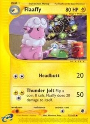 Image of Flaaffy 077/165  - Reverse Holofoil Expedition - Uncommon