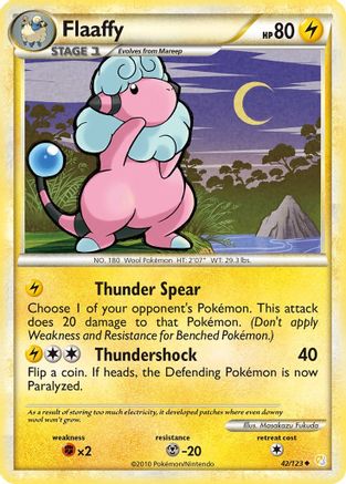 Image of Flaaffy 042/123  - Reverse Holofoil HeartGold SoulSilver - Uncommon