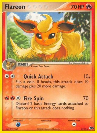Image of Flareon 002/017  POP Series 3 - Rare