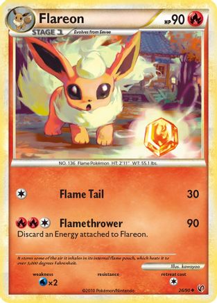 Image of Flareon 026/90  Undaunted - Uncommon