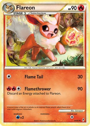 Image of Flareon 044/95  - Reverse Holofoil Call of Legends - Uncommon