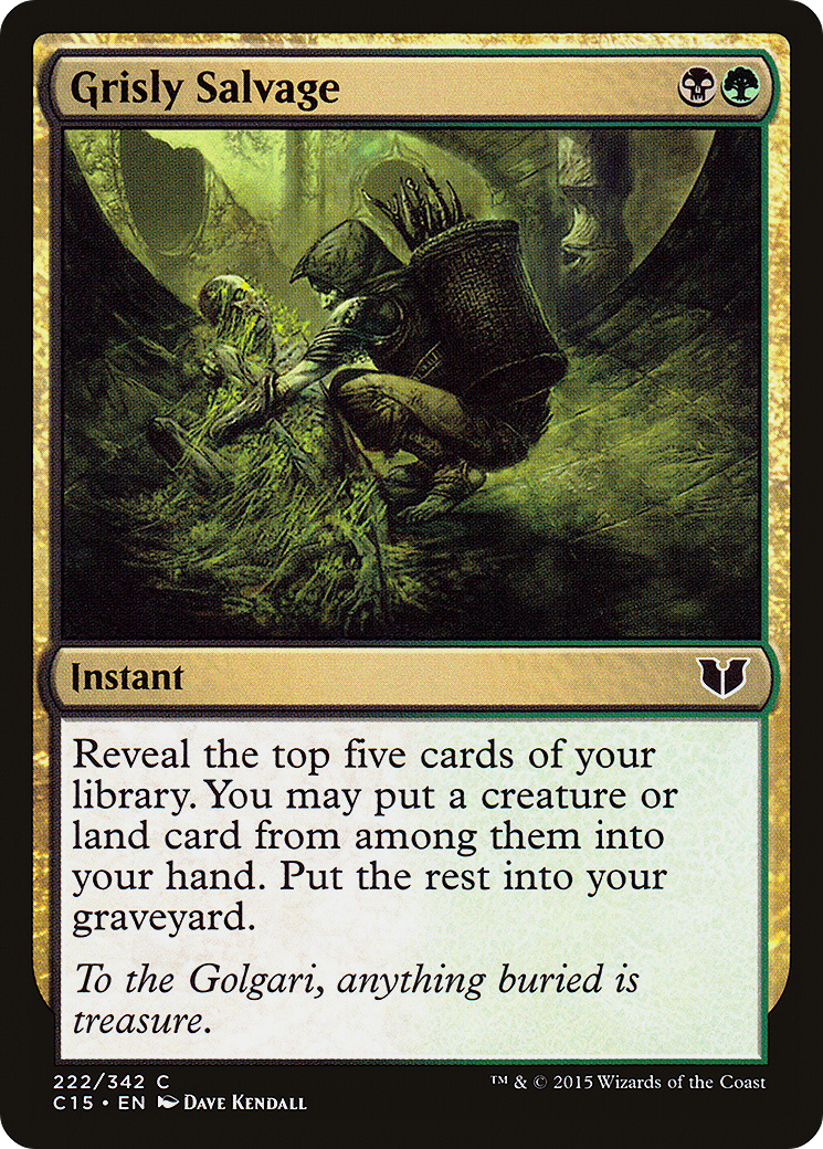 Image of Grisly Salvage (C15-222) - Commander 2015